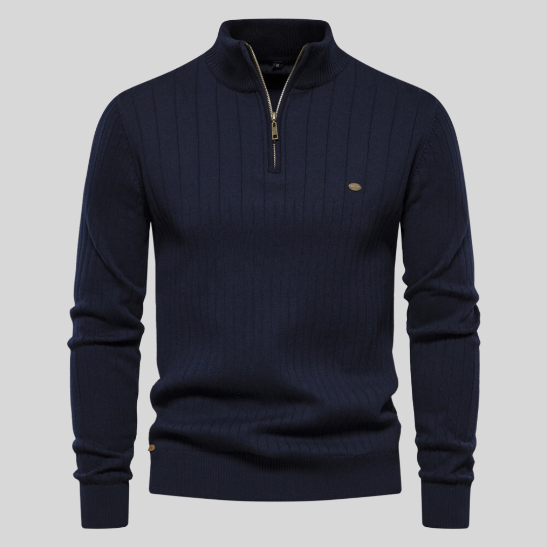 Gabriel™ | Pull Tricoté Chaud en Coton Premium
