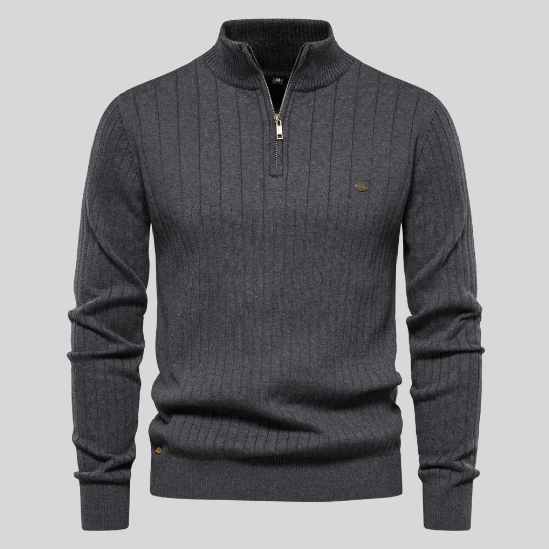 Gabriel™ | Pull Tricoté Chaud en Coton Premium