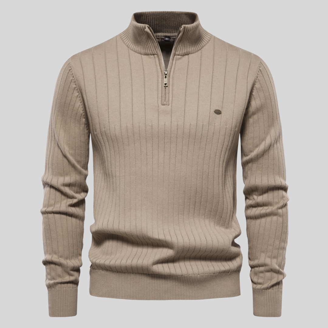 Gabriel™ | Pull Tricoté Chaud en Coton Premium