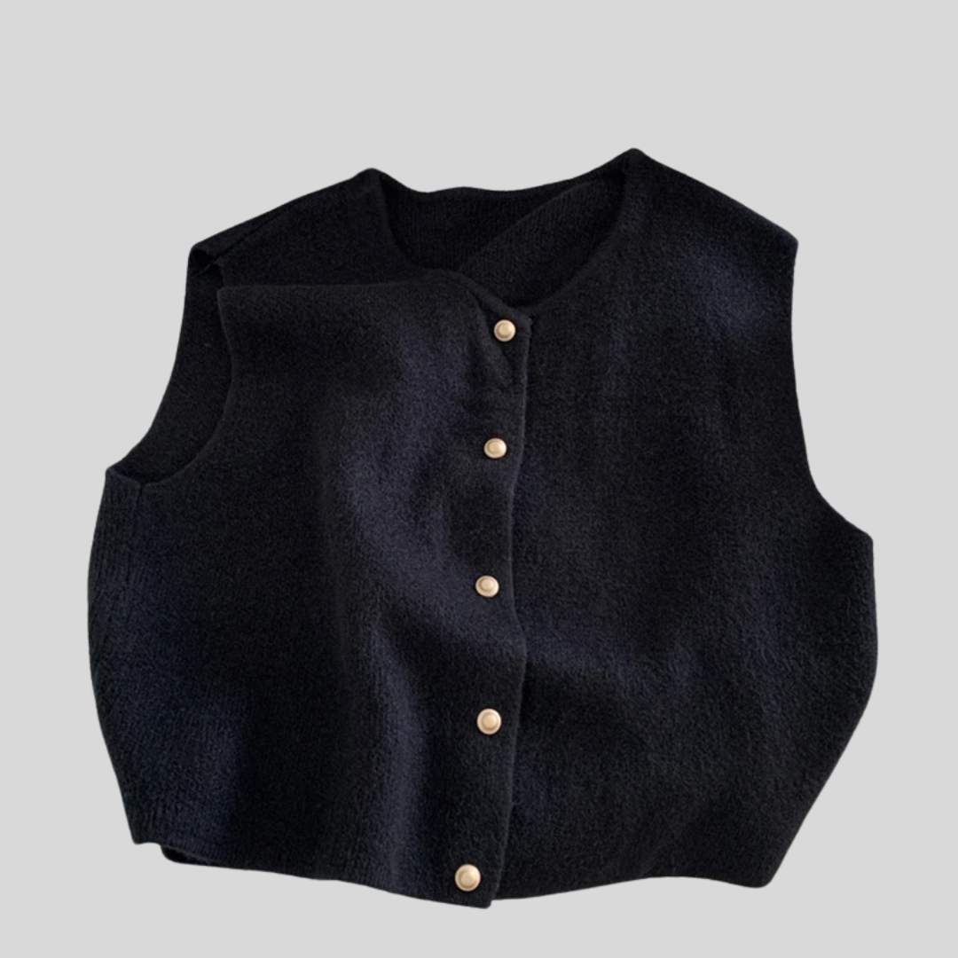 Amélie™ | Gilet Tricoté Sans Manches