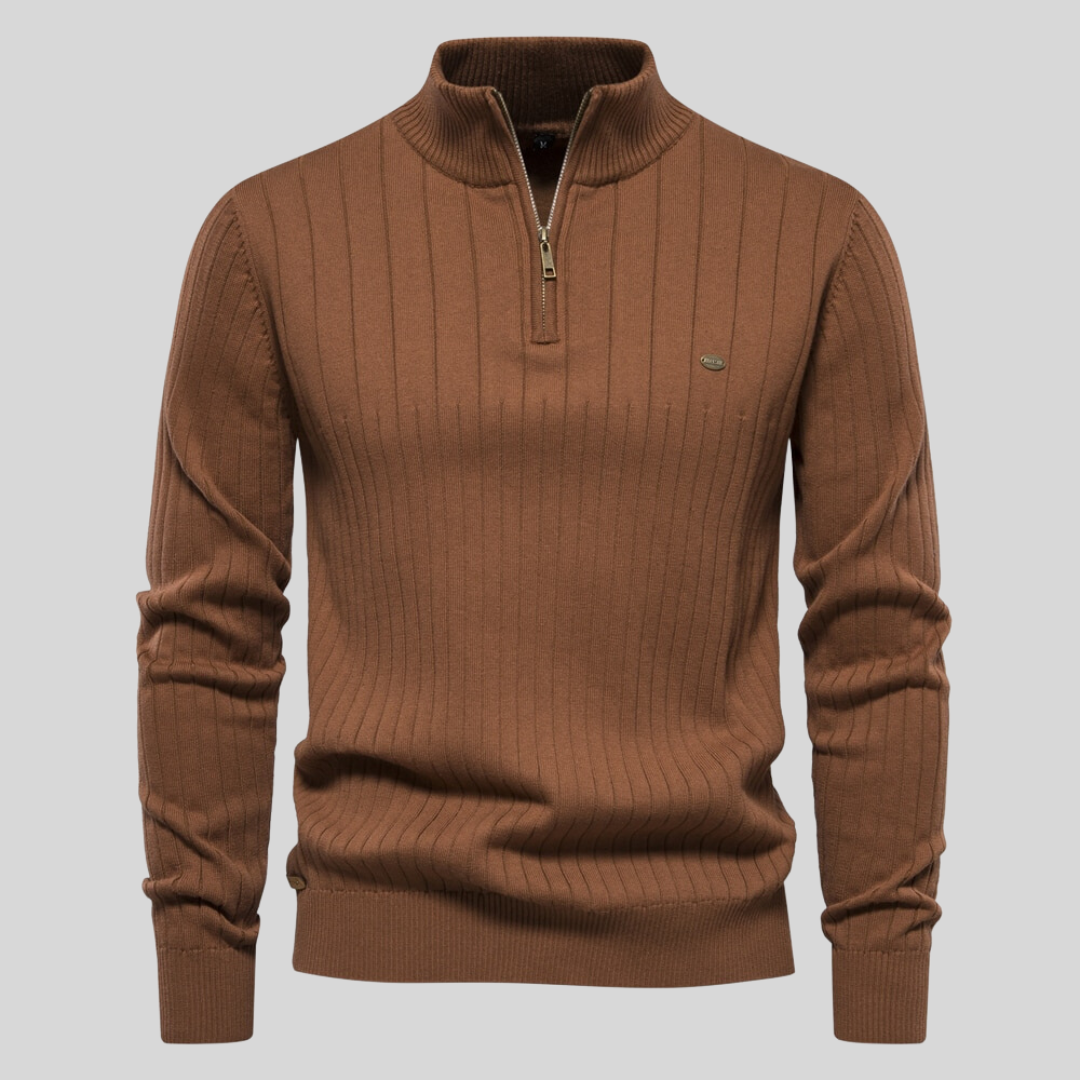 Gabriel™ | Pull Tricoté Chaud en Coton Premium