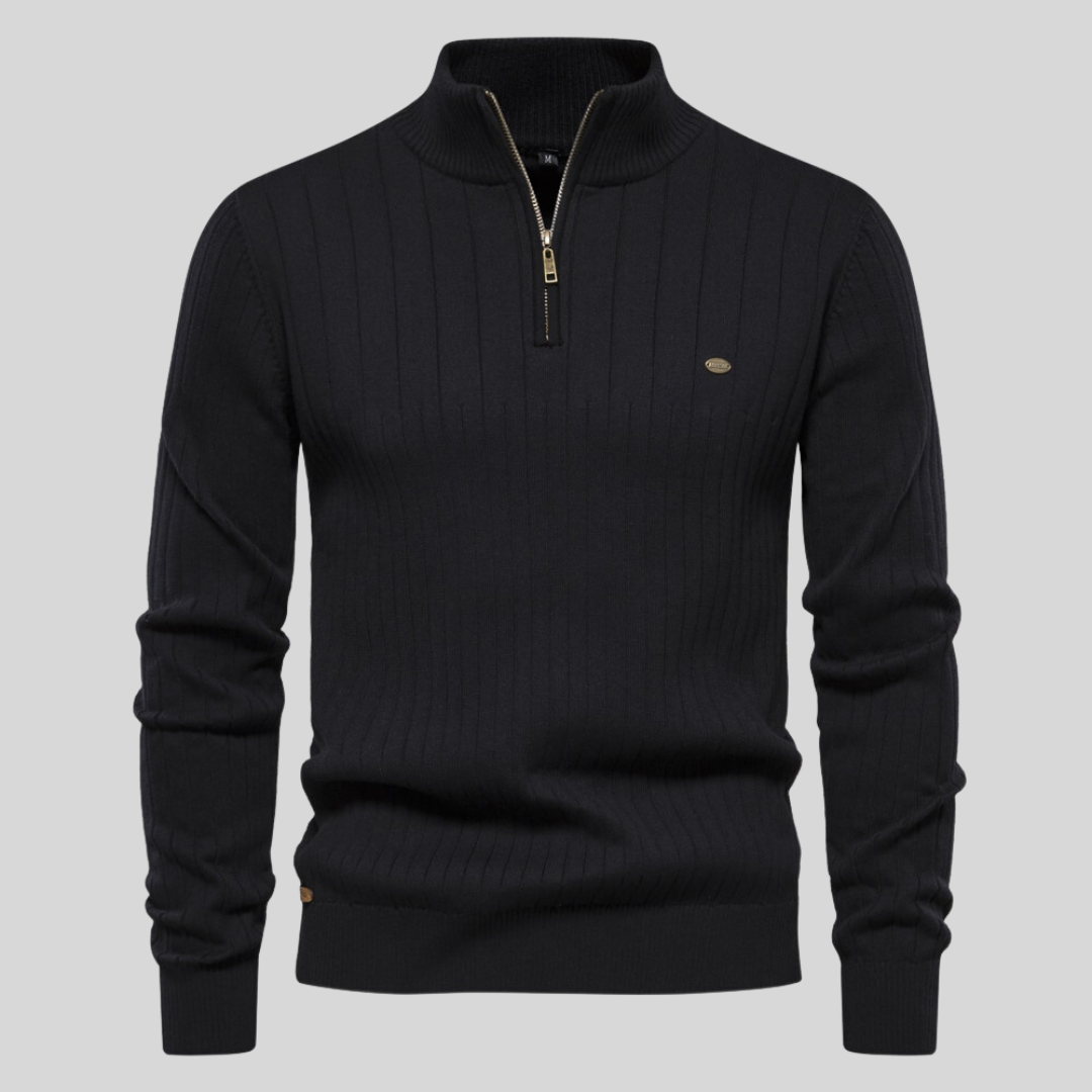 Gabriel™ | Pull Tricoté Chaud en Coton Premium