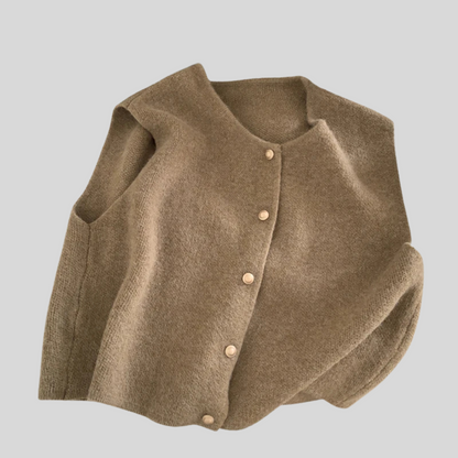 Amélie™ | Gilet Tricoté Sans Manches