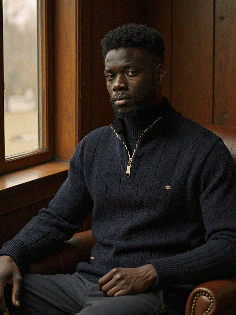 Gabriel™ | Pull Tricoté Chaud en Coton Premium