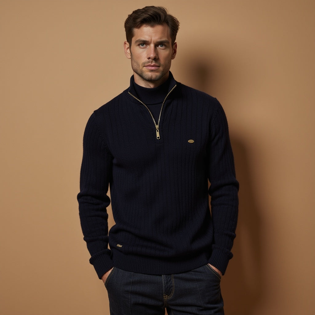 Gabriel™ | Pull Tricoté Chaud en Coton Premium